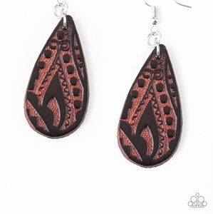 Leather Earring